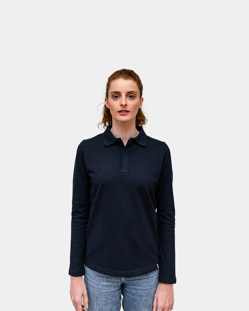 Polo Femme manche longue à personnaliser - 4
