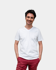 T-shirt homme col V Made in France à personnaliser - 8