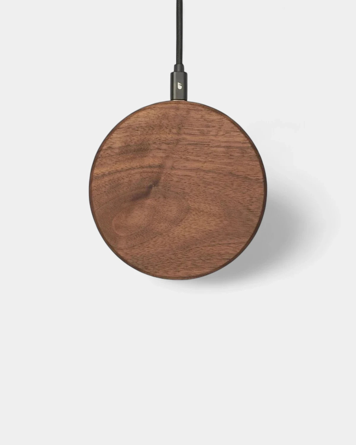 Chargeur à induction en bois de chêne personnalisable