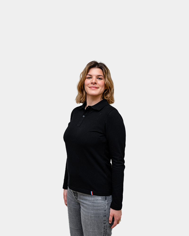 Polo Femme manche longue à personnaliser - 1