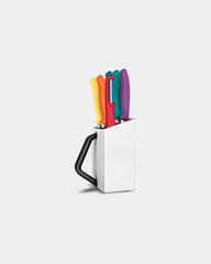 Bloc porte-couteaux inox Victorinox Utility 7 pièces à personnaliser - Multicolore