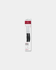 Set de couteaux à tomates et de table Victorinox Swiss Classic à personnaliser - Noir