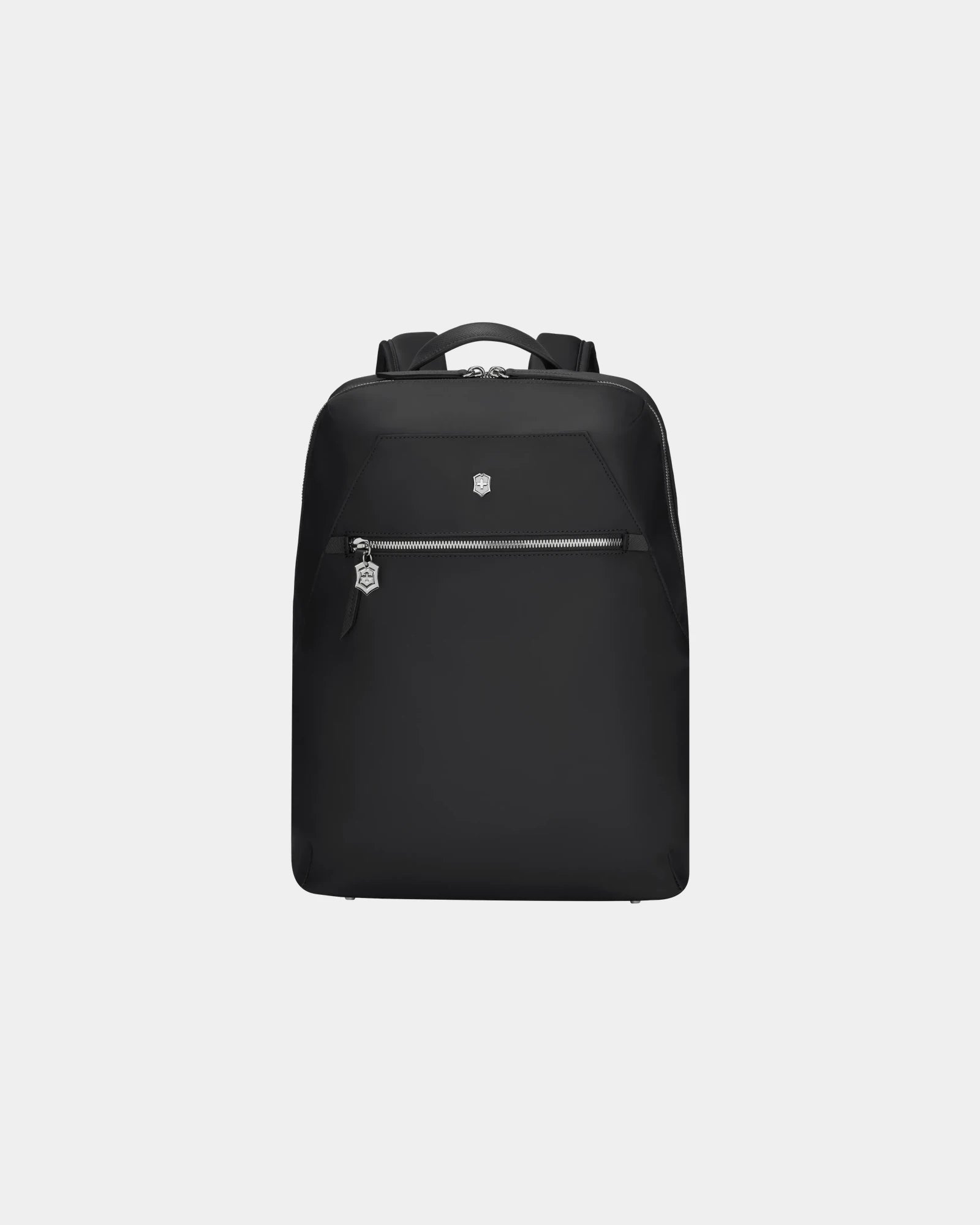Sac à dos nylon cuir Victorinox Victoria Signature à personnaliser - Noir