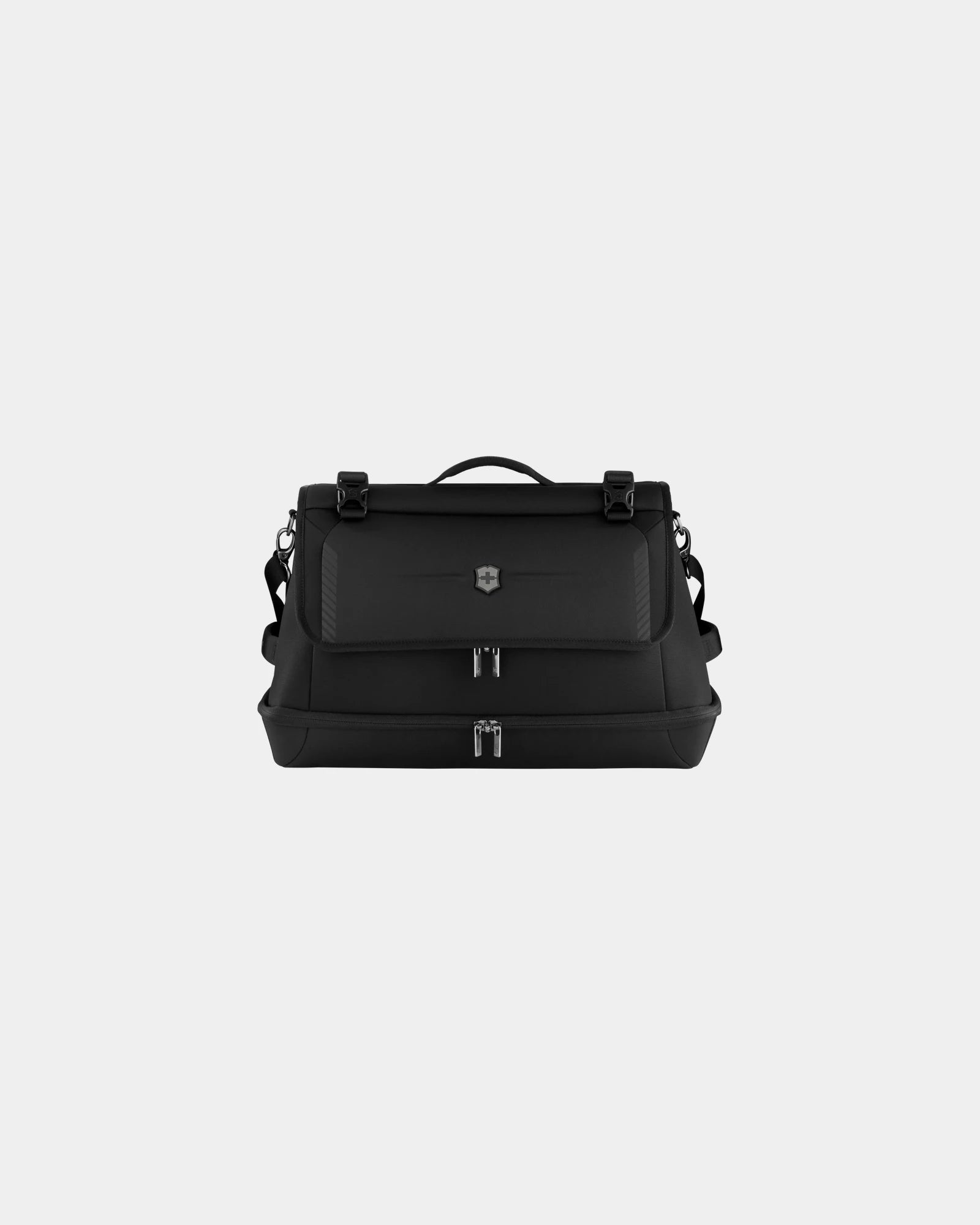 Sac de voyage polyester recyclé Victorinox Crosslight à personnaliser - Noir