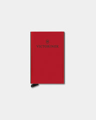 Porte-cartes aluminium Victorinox Altius à personnaliser - Rouge