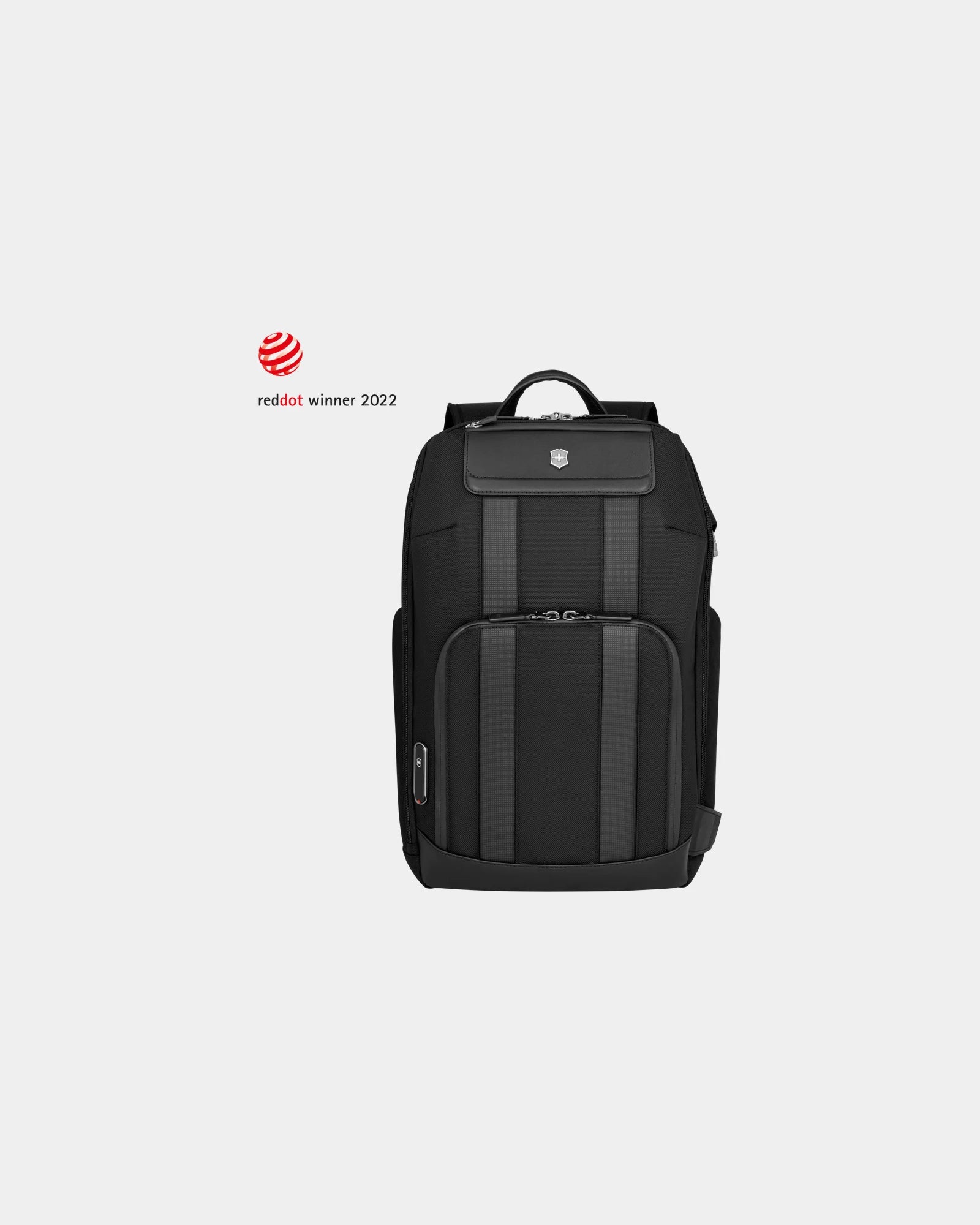 Sac à dos nylon cuir Victorinox Urban2 Deluxe à personnaliser - Noir