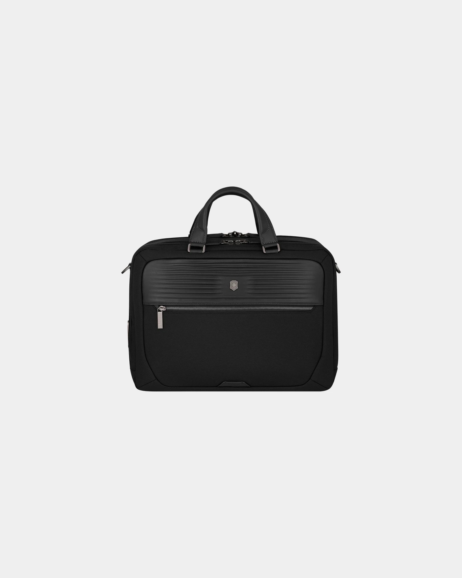 Mallette nylon cuir Victorinox Mythic Deluxe à personnaliser - Noir