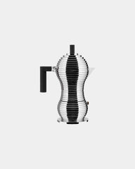 Cafetière espresso Alessi Pulcina à personnaliser - Noir