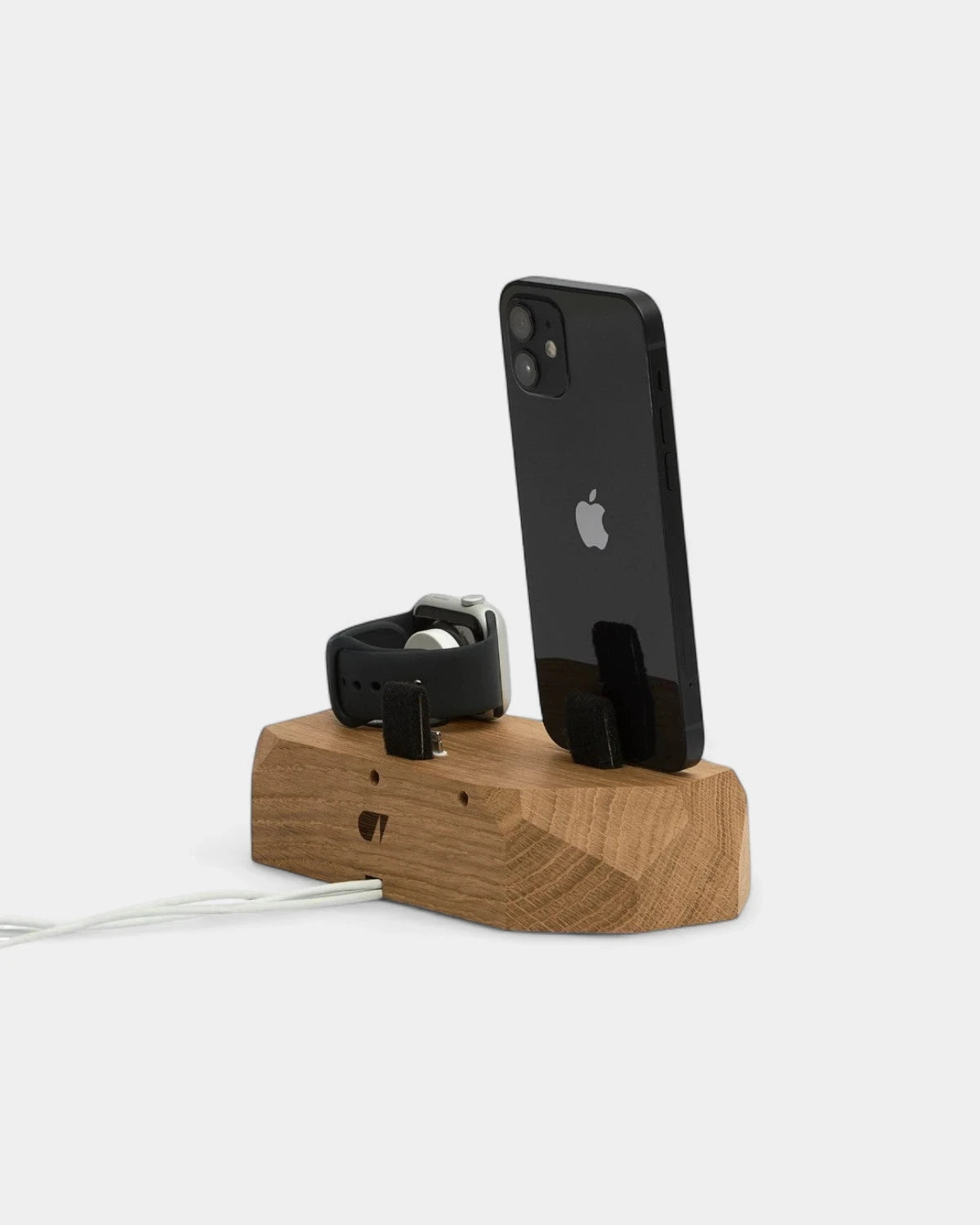 Chargeur à induction en bois 3 en 1 à personnaliser - 12