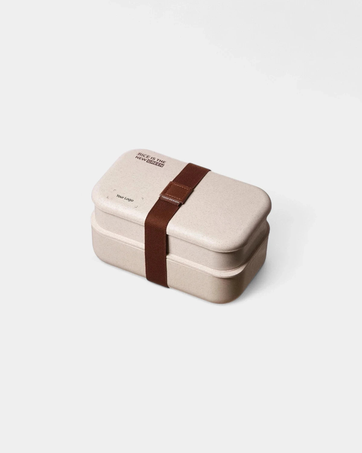 Lunchbox 2 étages en fibre de bois à personnaliser
