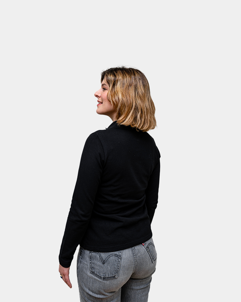 Polo Femme manche longue à personnaliser - 2