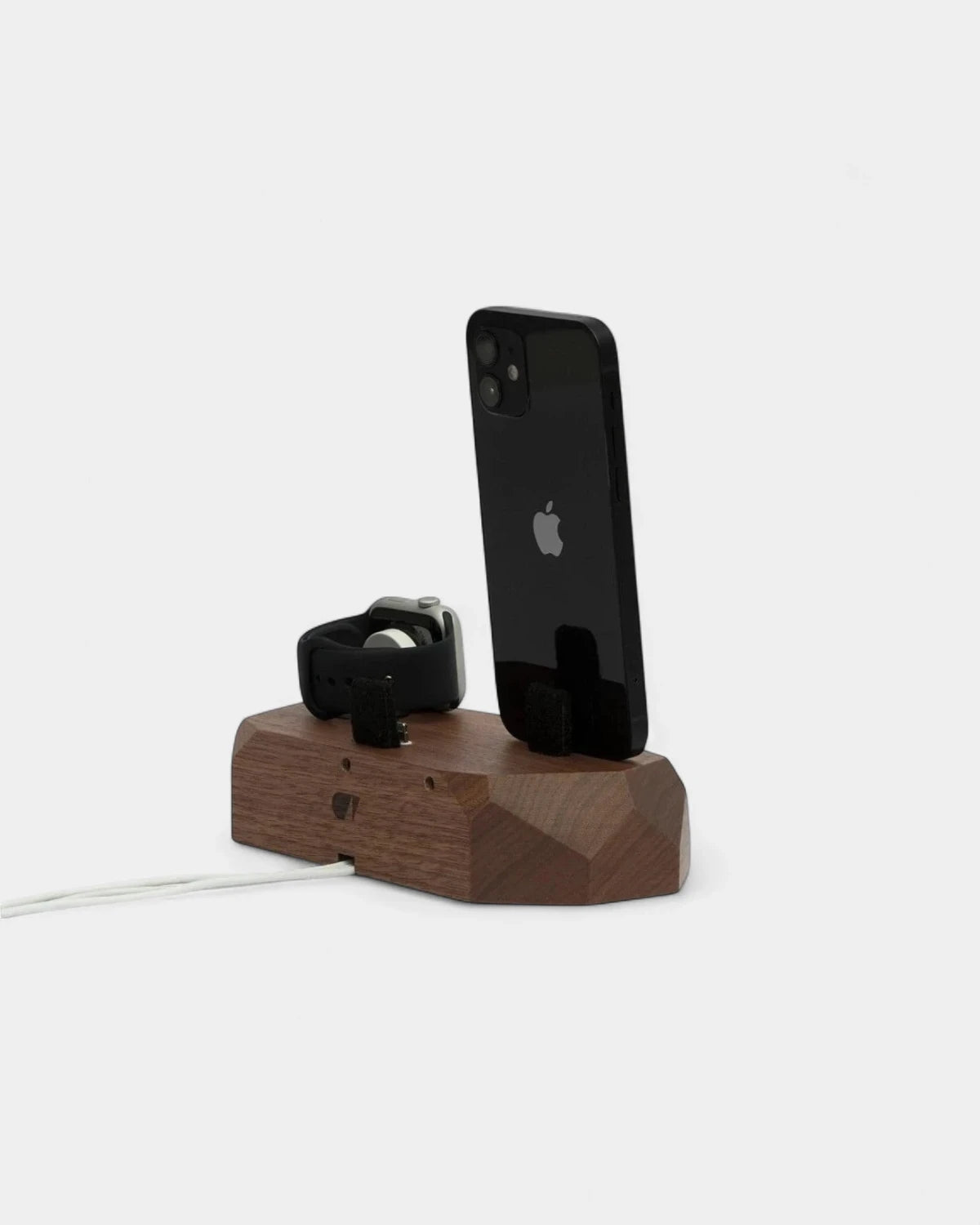 Chargeur à induction en bois 3 en 1 à personnaliser - 3