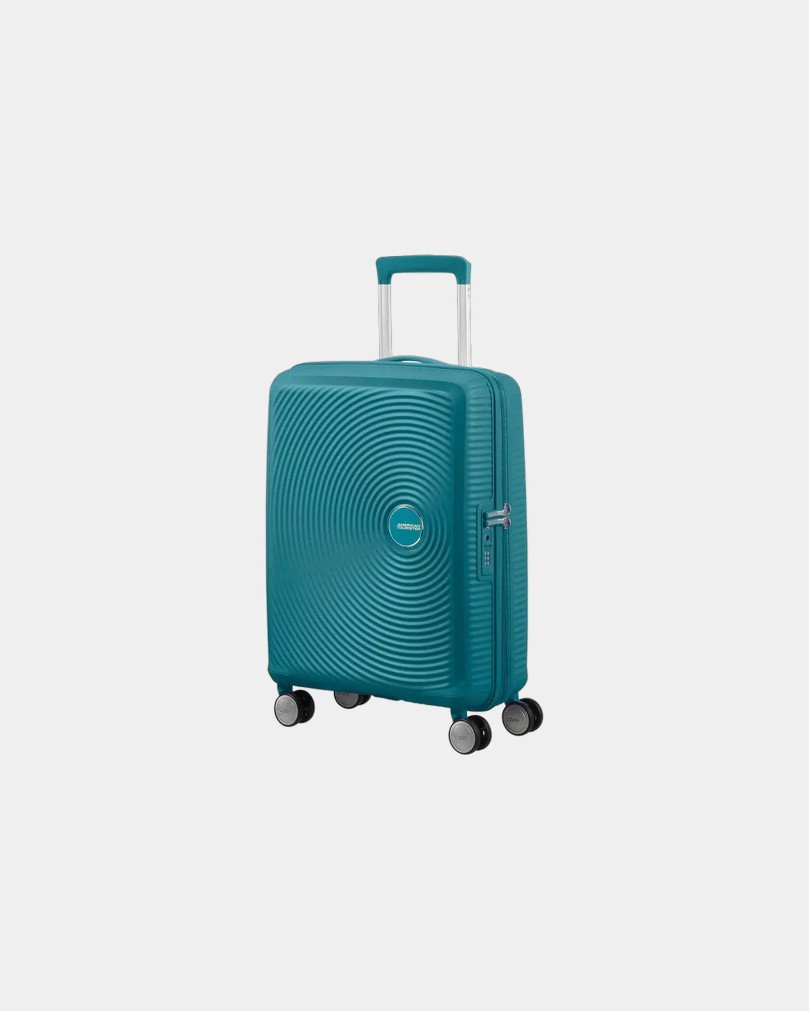 Valise 67cm polypropylène extensible American Tourister à personnaliser - Bleu Pétrole