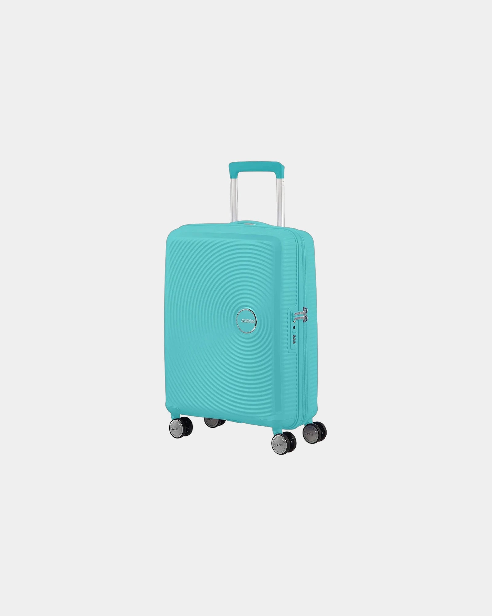 Valise polypropylène extensible American Tourister SoundBox à personnaliser - Bleu