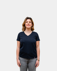 T-shirt femme col V Made in France à personnaliser - 8