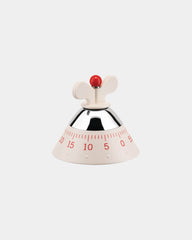 Minuteur éco-responsable Alessi Kitchen Timer à personnaliser - Blanc