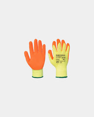 Gant tricoté enduit latex à personnaliser - Orange