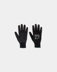 Gant tricoté enduit latex à personnaliser - Noir
