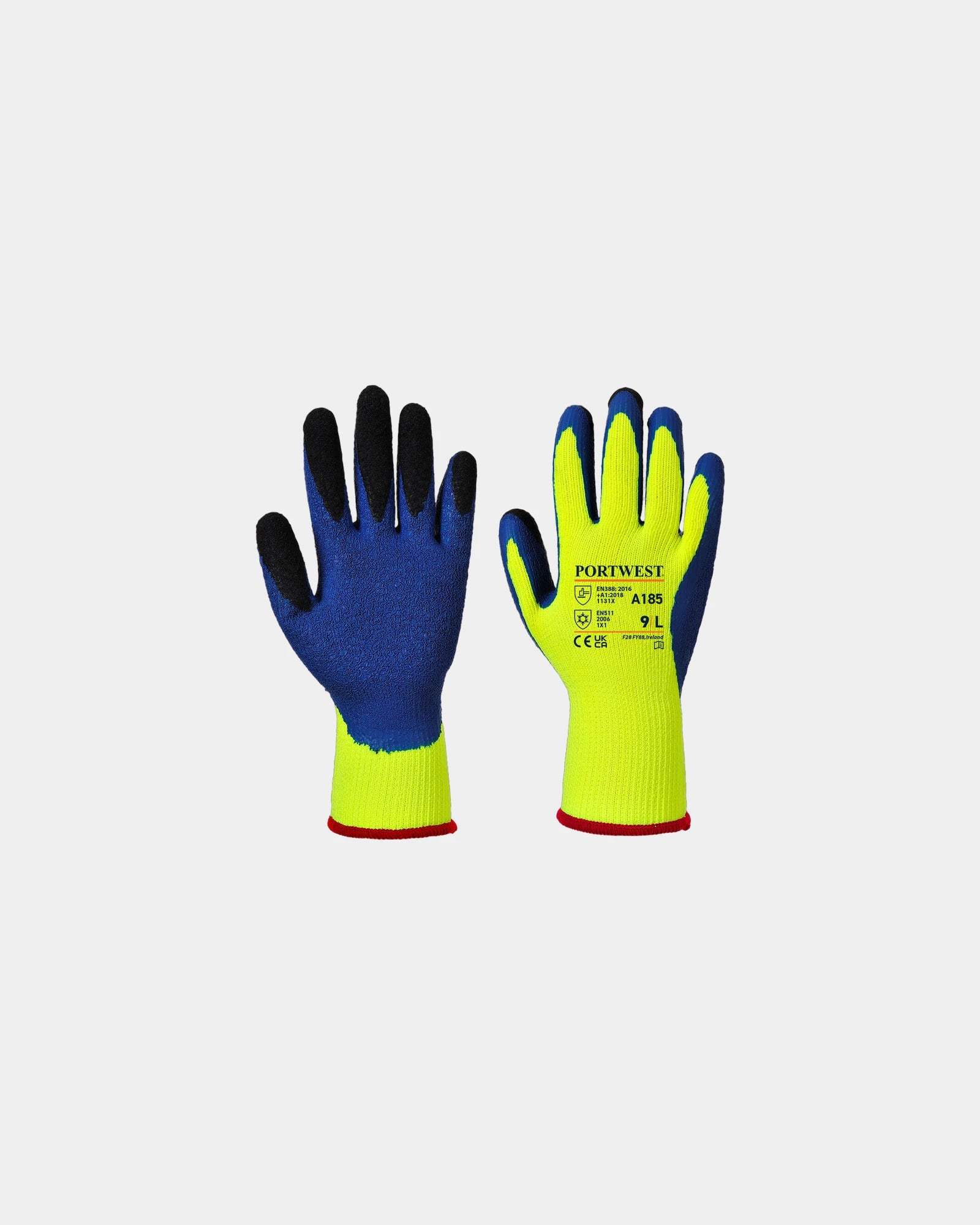 Gant thermique Duo-Therm à personnaliser - Jaune-Noir