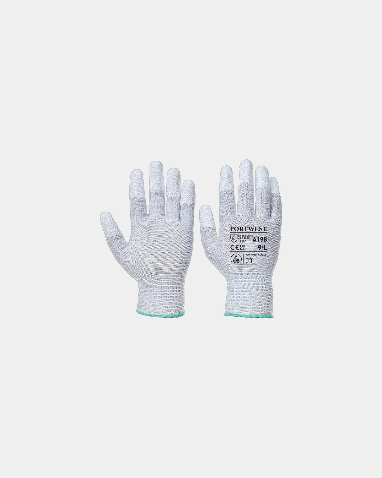 Gant antistatique nylon et fibre de carbone à personnaliser - Gris