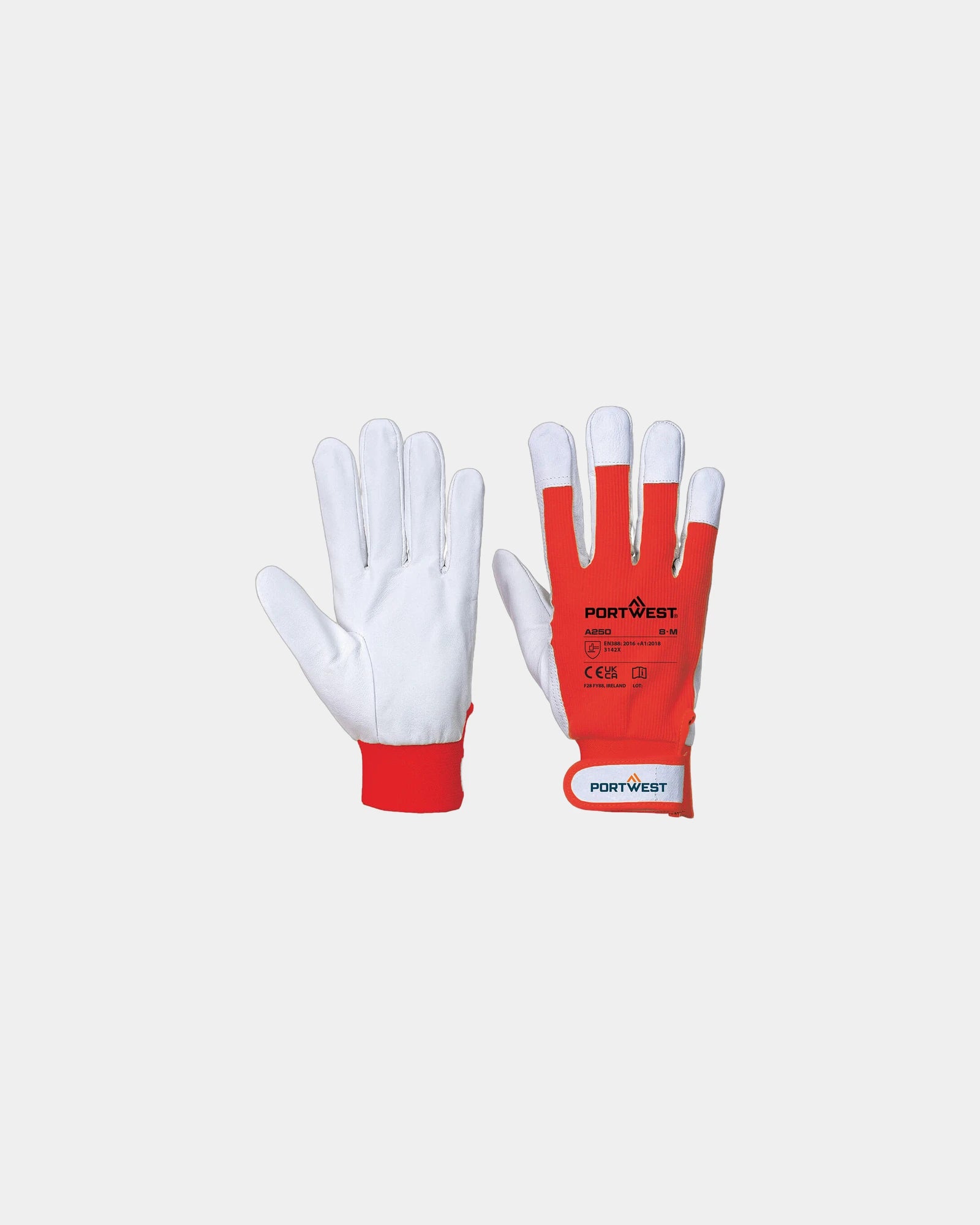 Gant cuir de chèvre Tergsus à personnaliser - Bleu Foncé