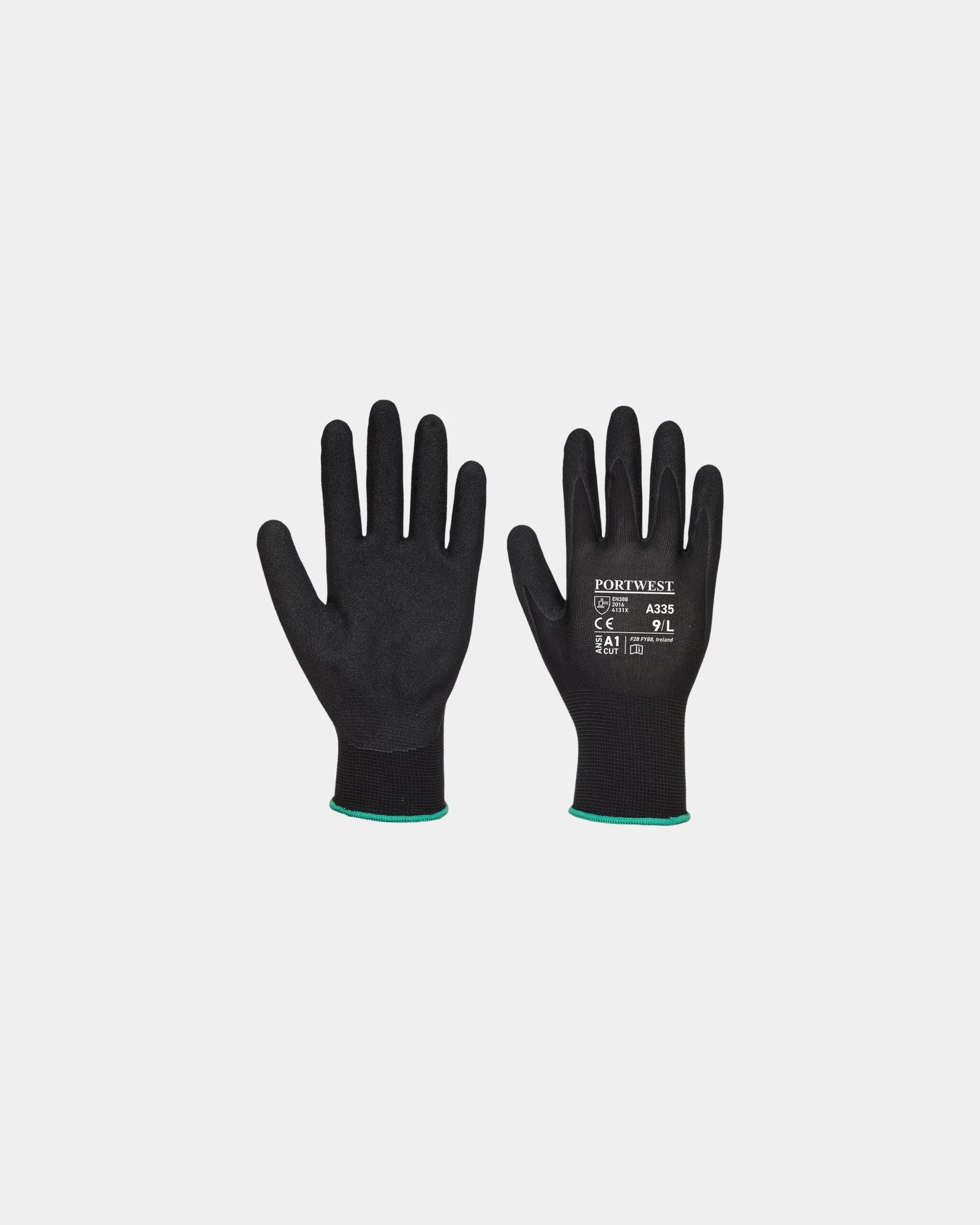 Gant nitrile sablé Dermi-Grip NPR15 à personnaliser - Kaki