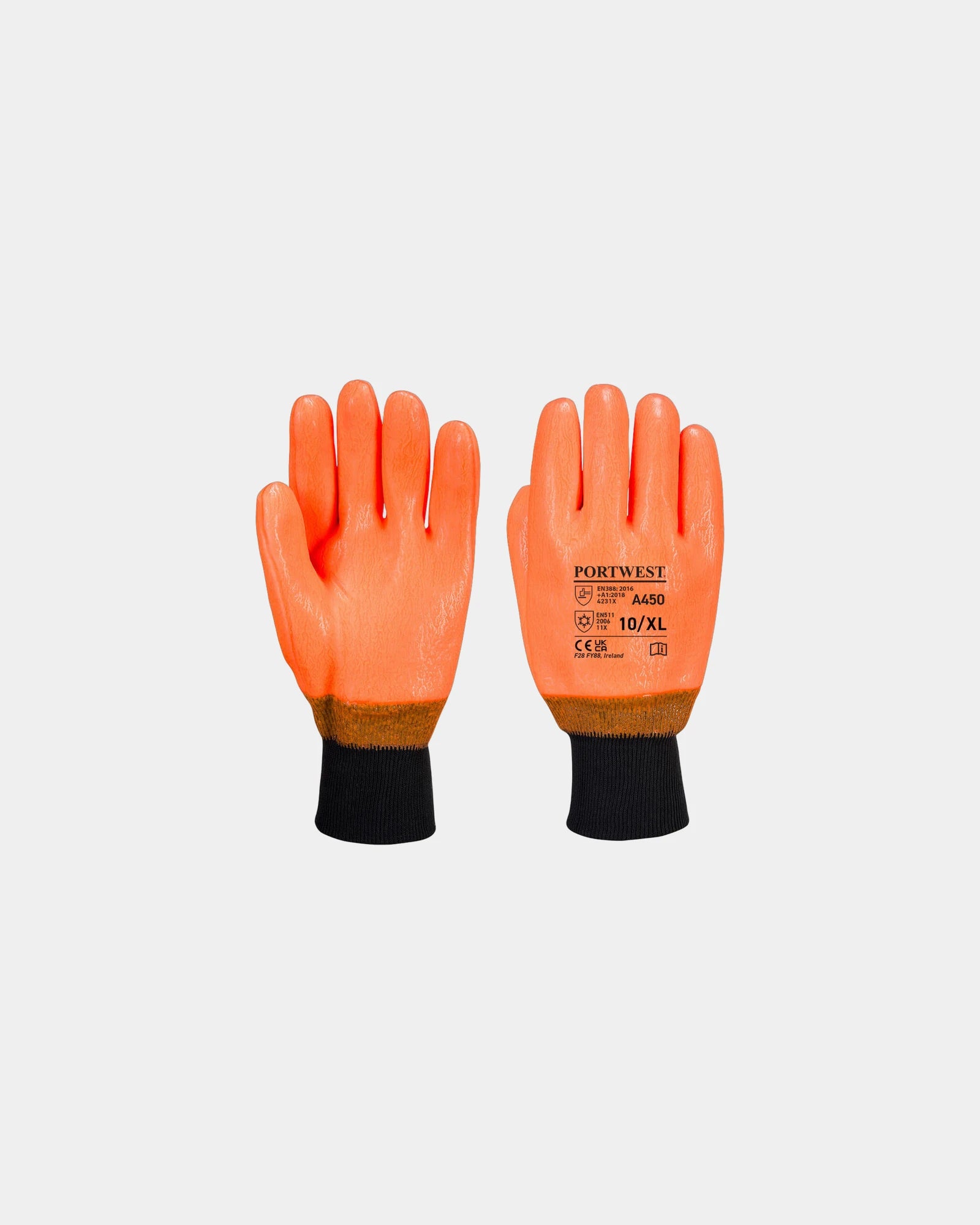 Gant haute-visibilité étanche à personnaliser - Orange