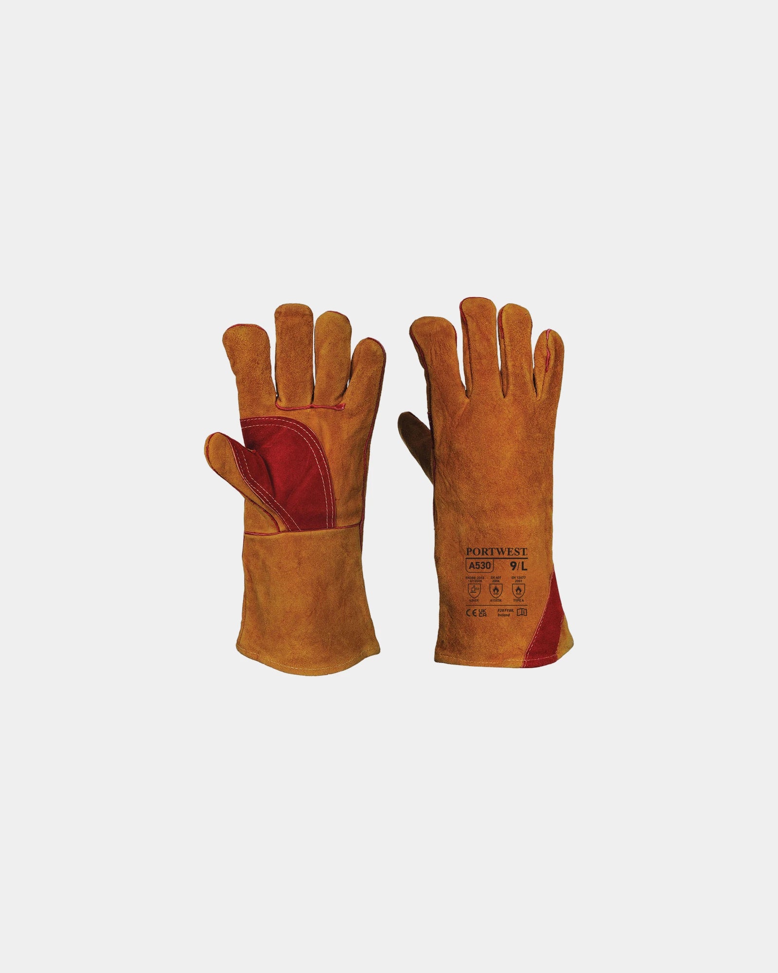 Gant soudeur renforcé à personnaliser - Marron