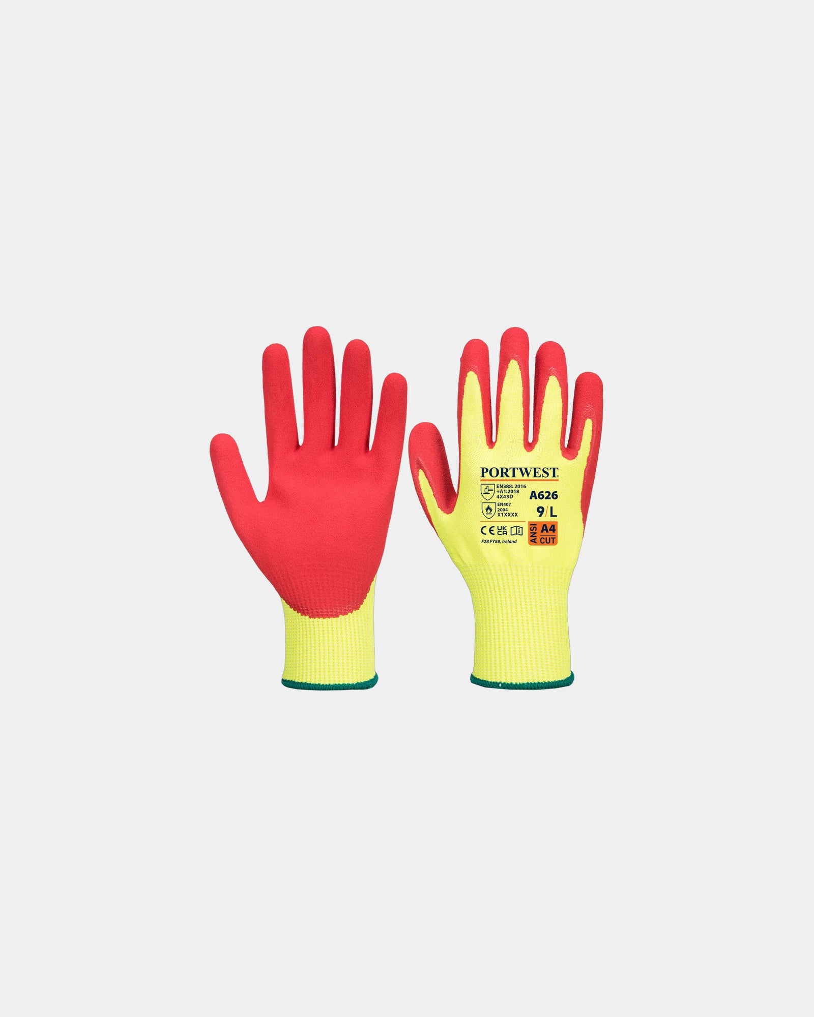 Gant anticoupure Vis-Tex HR à personnaliser - Jaune-Noir