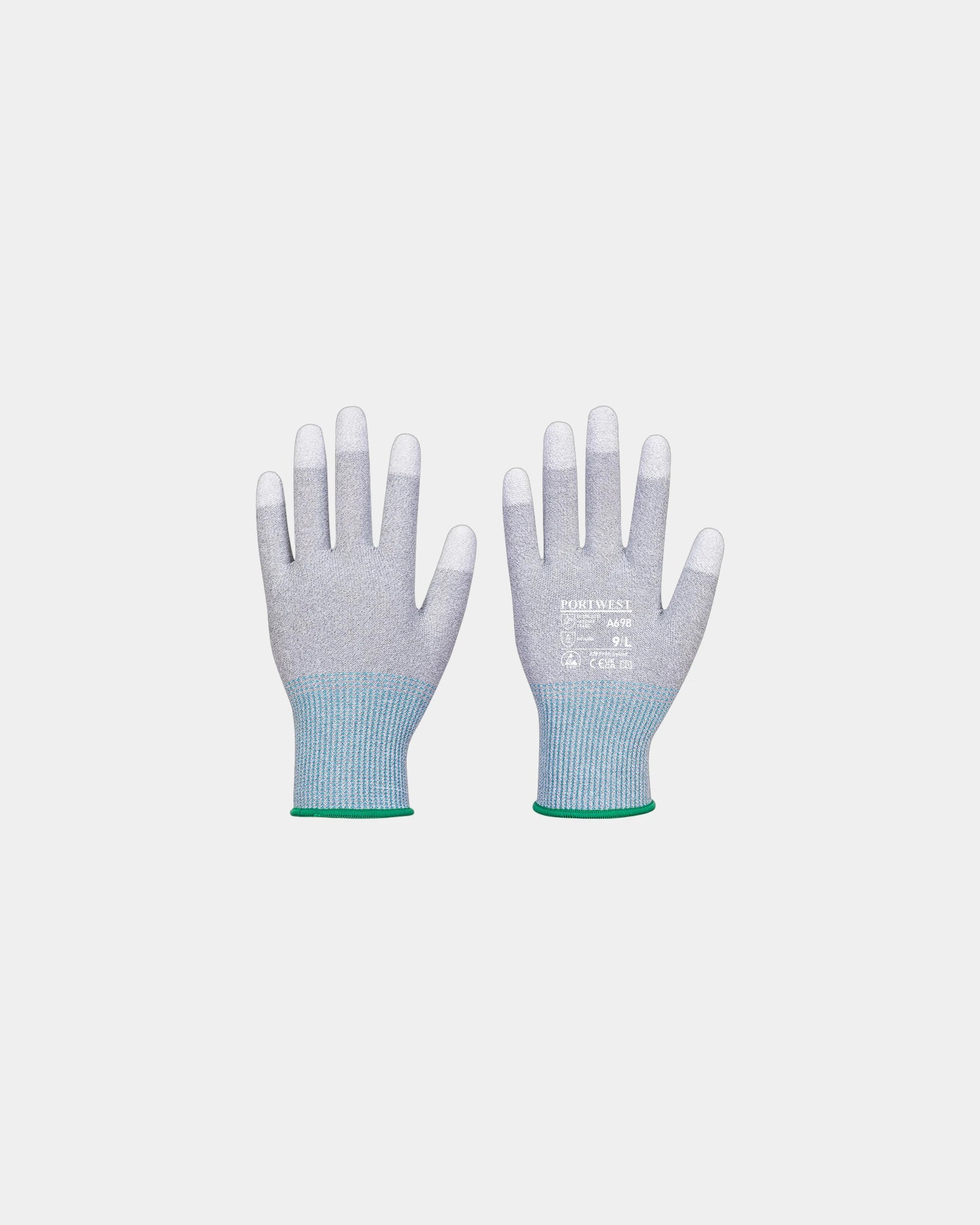 Gant anti-coupures polyester à personnaliser - Gris