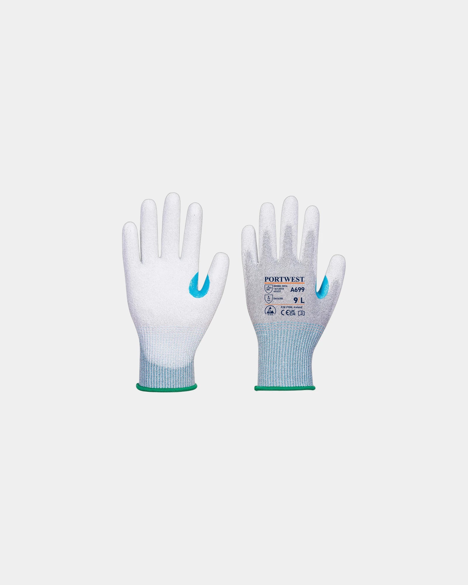 Gant anti-coupures 65% polyester à personnaliser - Gris
