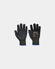 Gant anti vibration à personnaliser - Noir-Bleu Ciel