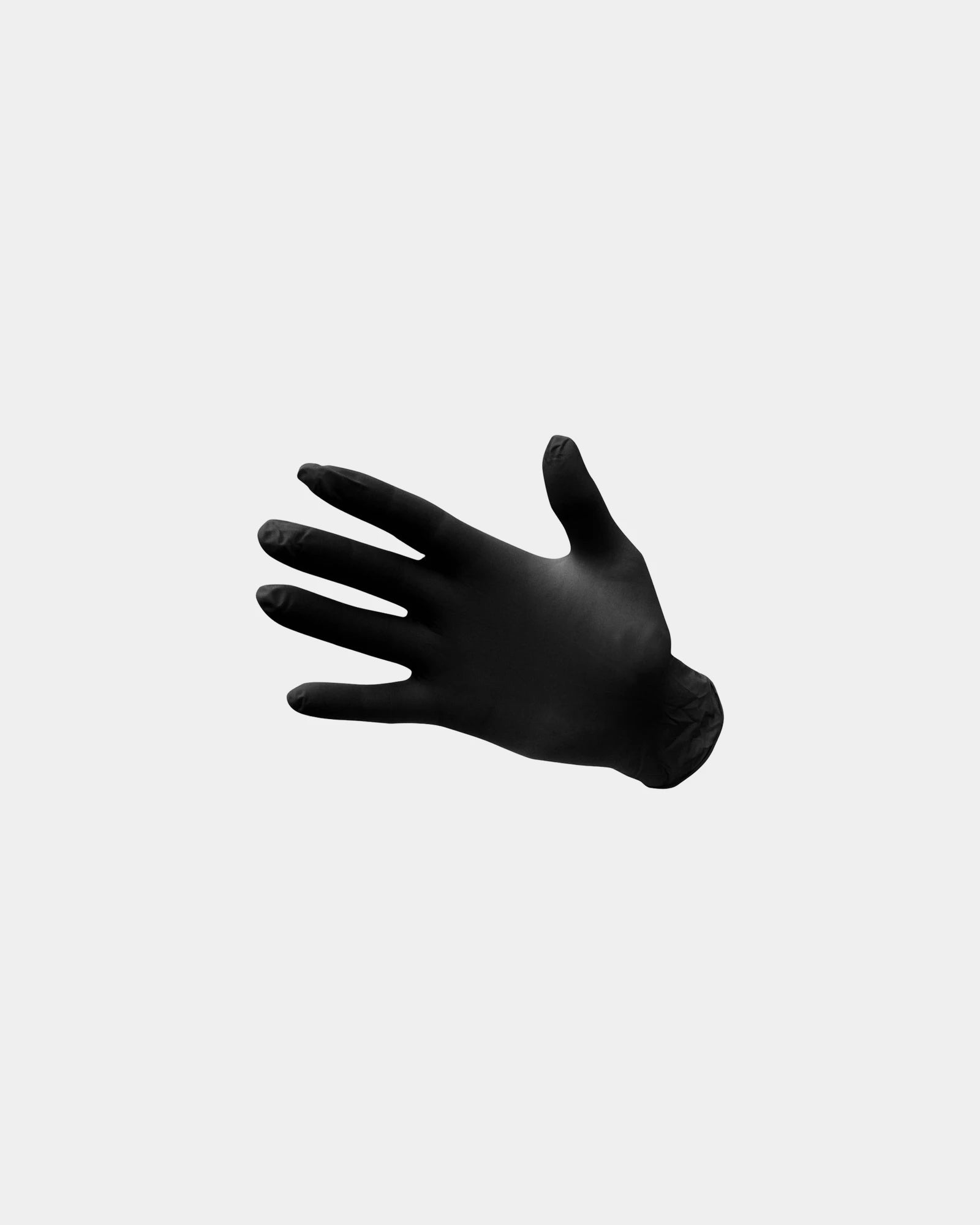 Gants nitrile non poudrés à personnaliser - Noir-Bleu Ciel