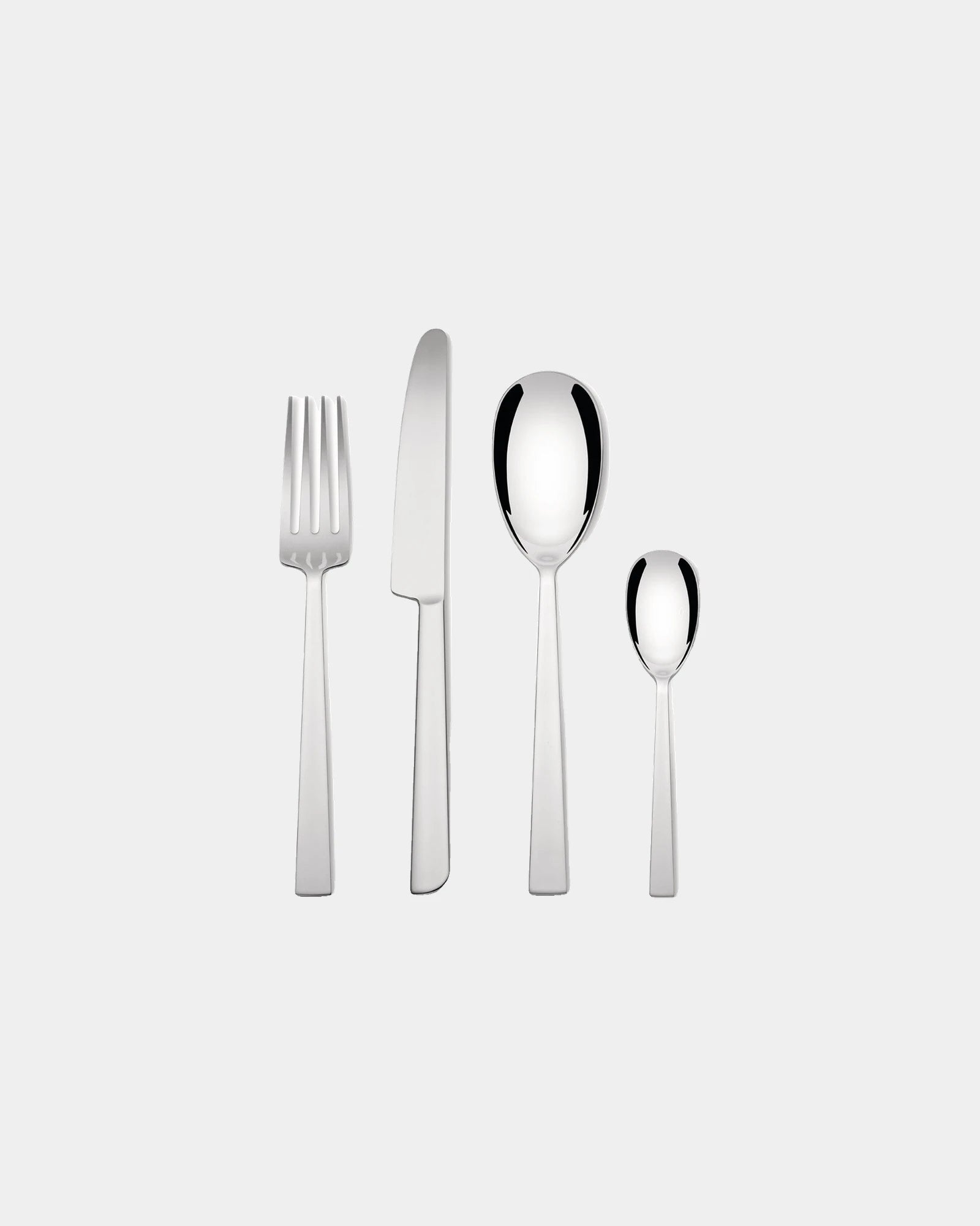Couverts acier inoxydable Alessi Asta à personnaliser - Silver