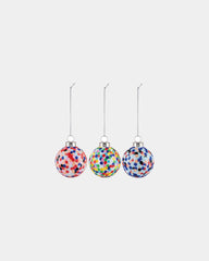 Boules de Noël verre soufflé Alessi Proust à personnaliser - Multicolor