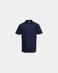 Polo antistatique ESD à personnaliser - Bleu Marine