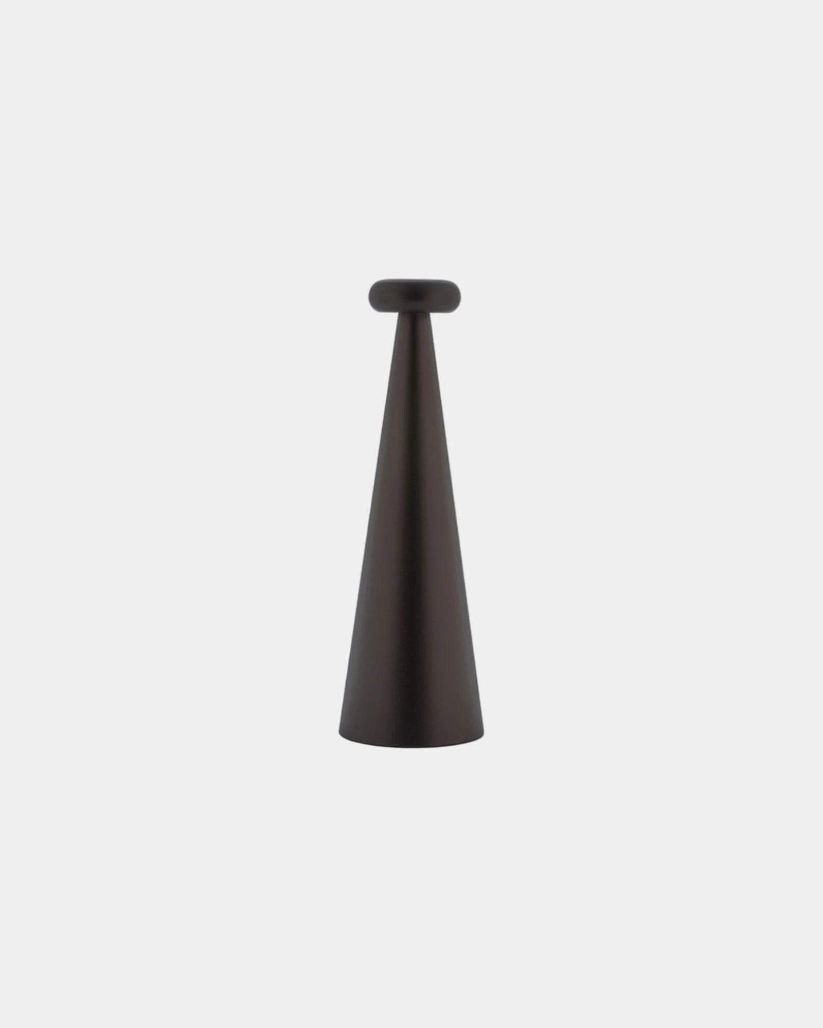 Lampe rechargeable aluminium Alessi Bedin à personnaliser - Marron