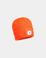 Bonnet acrylique LED rechargeable à personnaliser - Orange