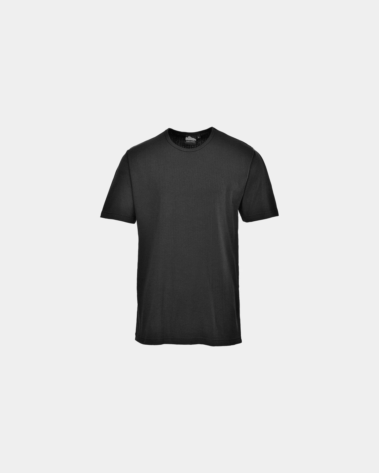 T-shirt thermique à personnaliser - Noir-Bleu Ciel