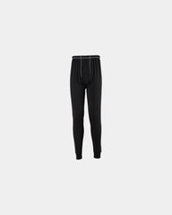 Legging antibactérien Base Pro à personnaliser - Noir-Bleu Ciel