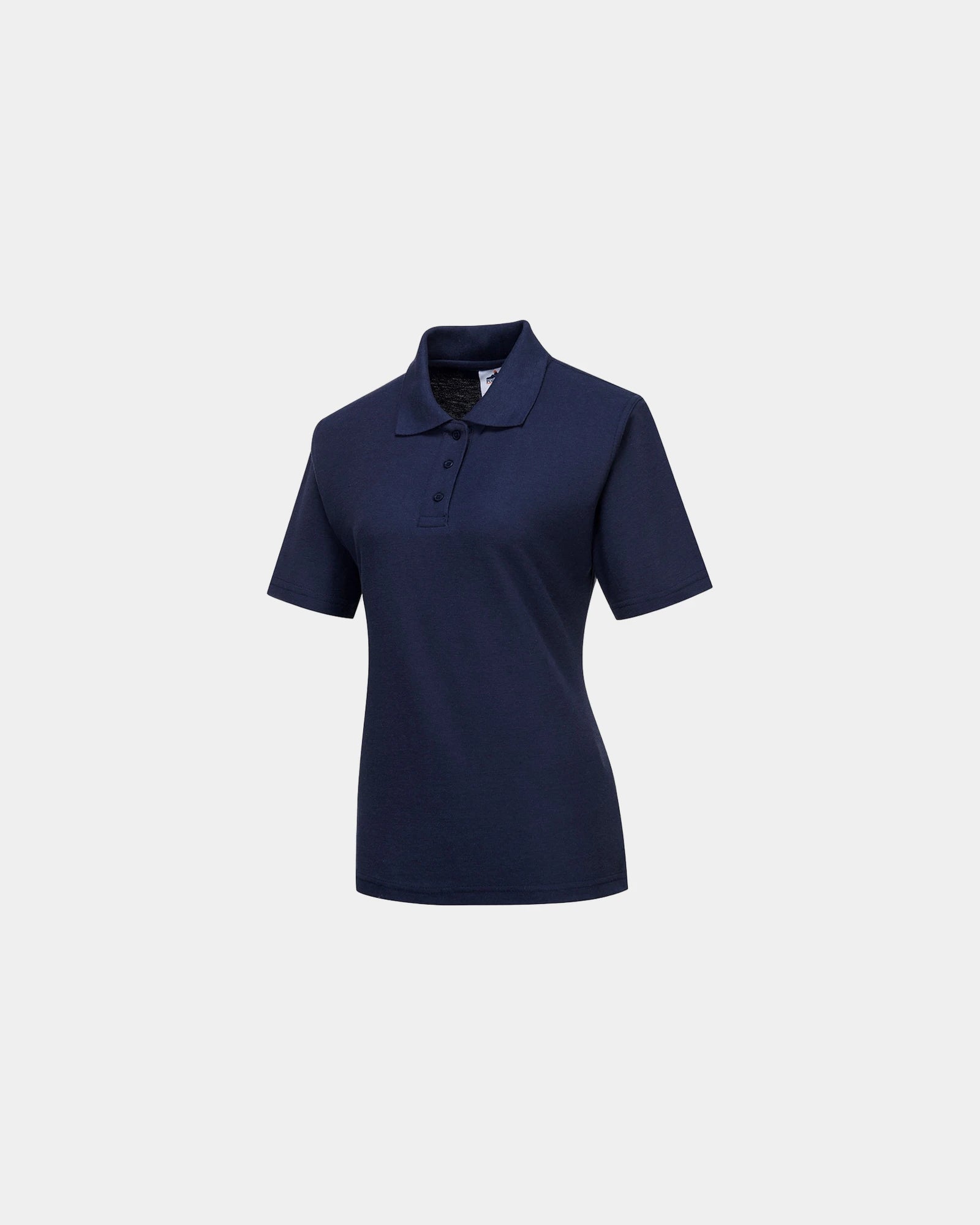 Polo femme poly coton Naples à personnaliser - Bleu Marine