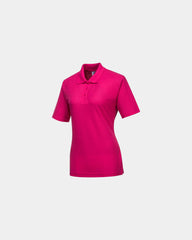 Polo femme poly coton Naples à personnaliser - Bleu Foncé