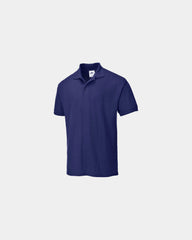Polo maille piqué polyester à personnaliser - Bleu Marine