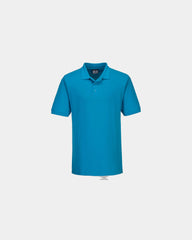 Polo maille piqué polyester à personnaliser - Bleu