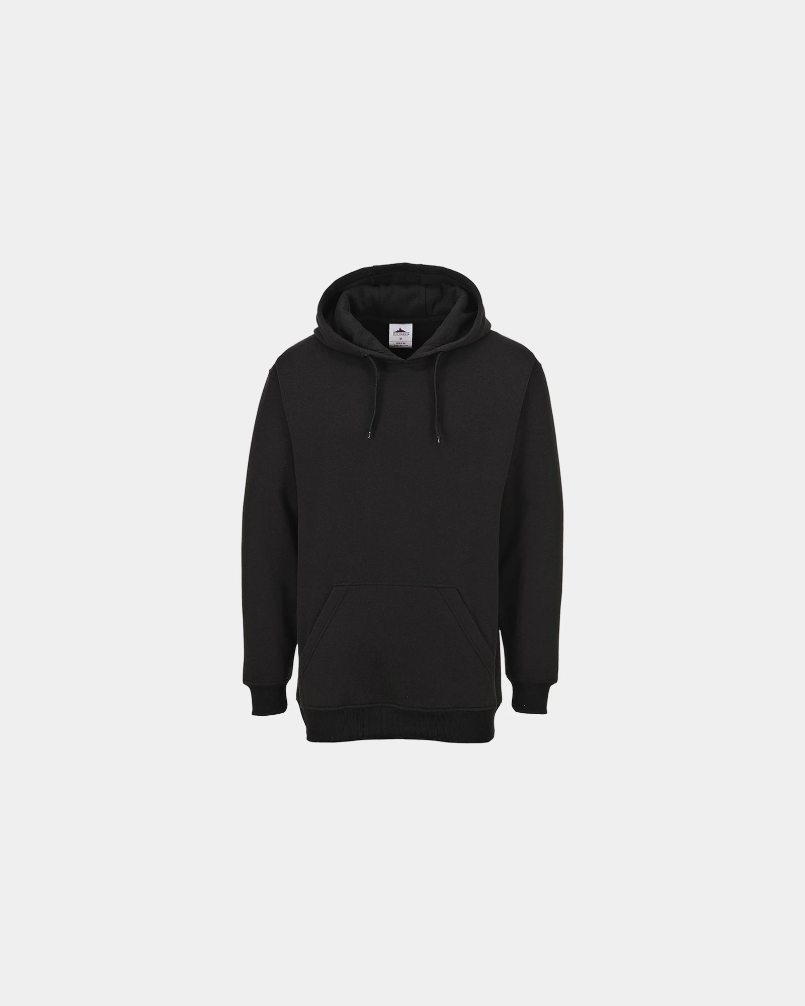 Sweat à capuche Roma à personnaliser - Noir-Bleu Ciel