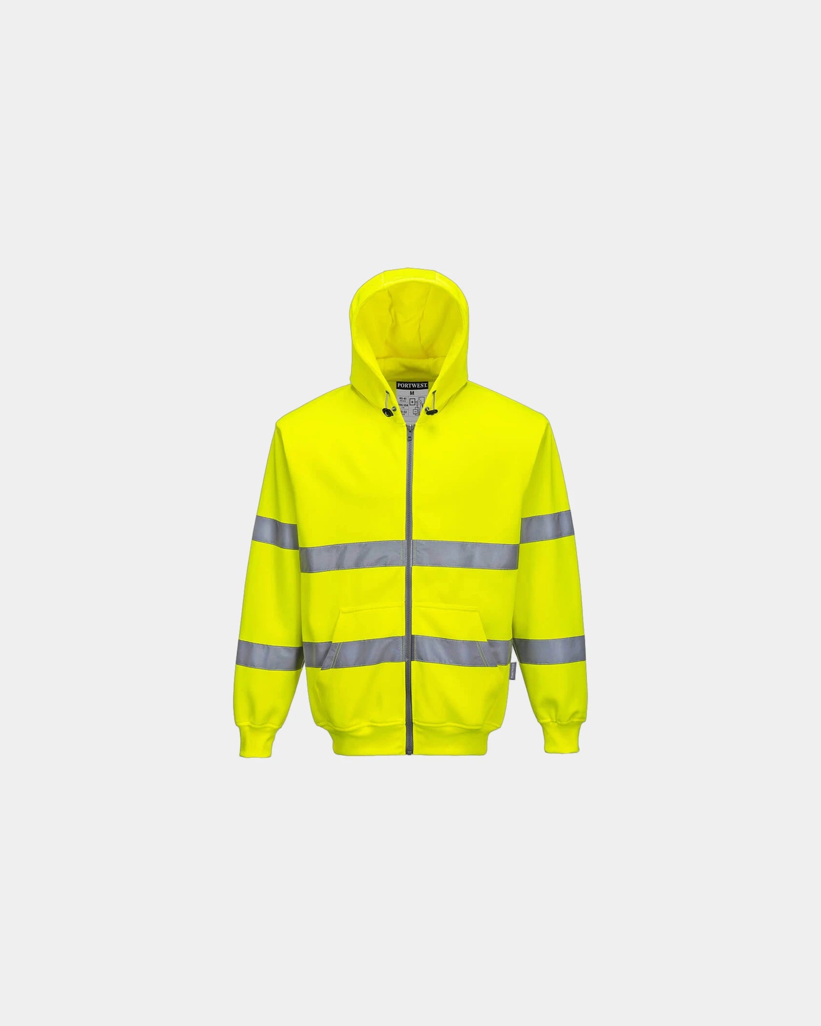 Sweat à capuche HV à personnaliser - Jaune