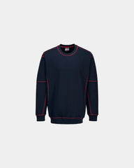 Sweat-shirt bicolore 65% polyester à personnaliser - Orange