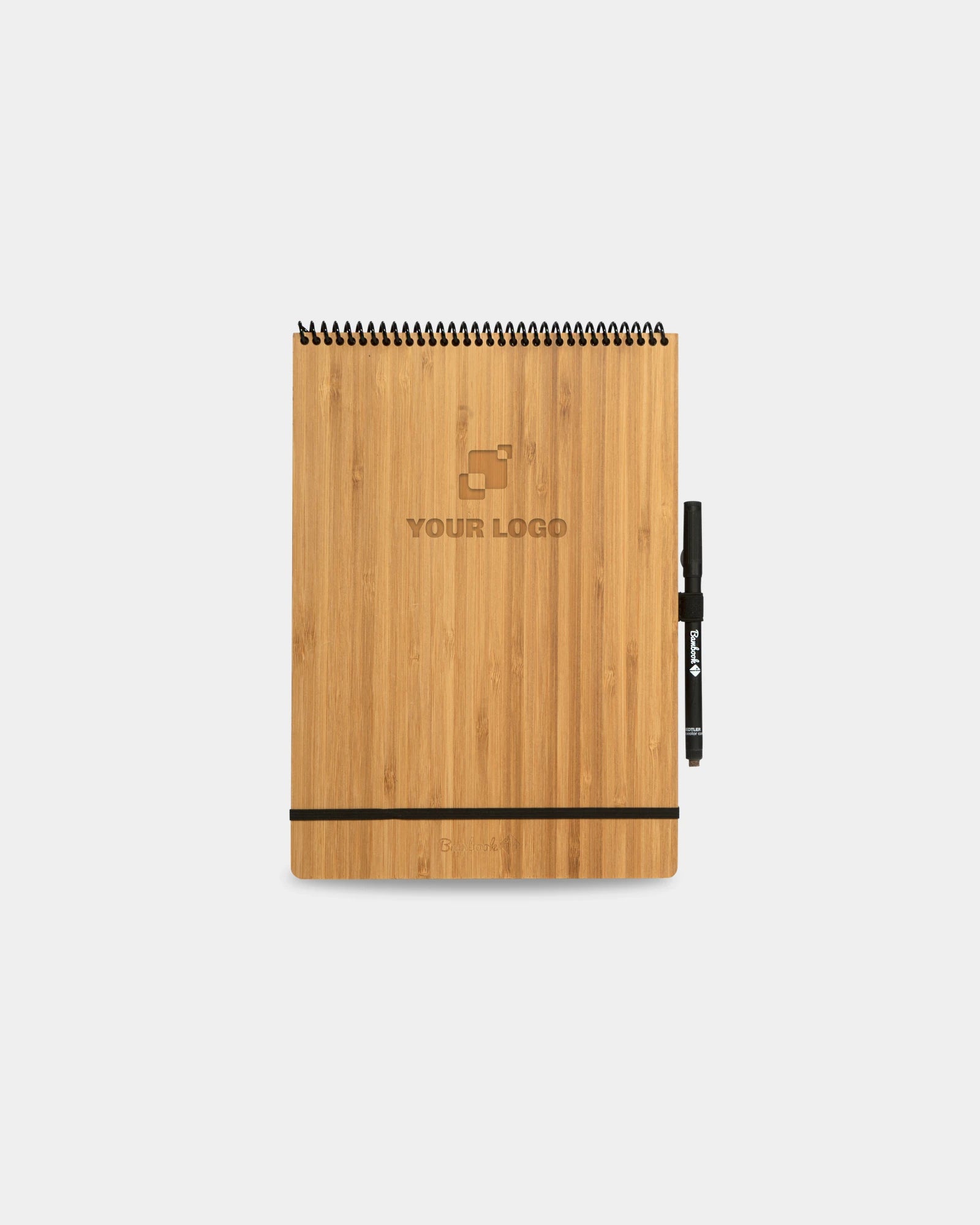 Carnet bambou massif Bambook A4 à personnaliser - Bambou Naturel