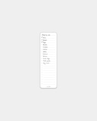 Tableau blanc adhésif Bambook 7.3 x 24.4 cm à personnaliser - Blanc