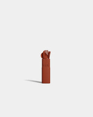 Kit de couverts bio-composite à personnaliser - Terracotta